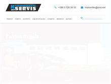 Tablet Screenshot of hidravlik-servis.si